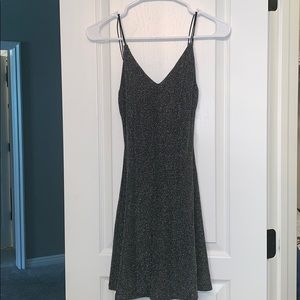 sparkle sliver mini dress